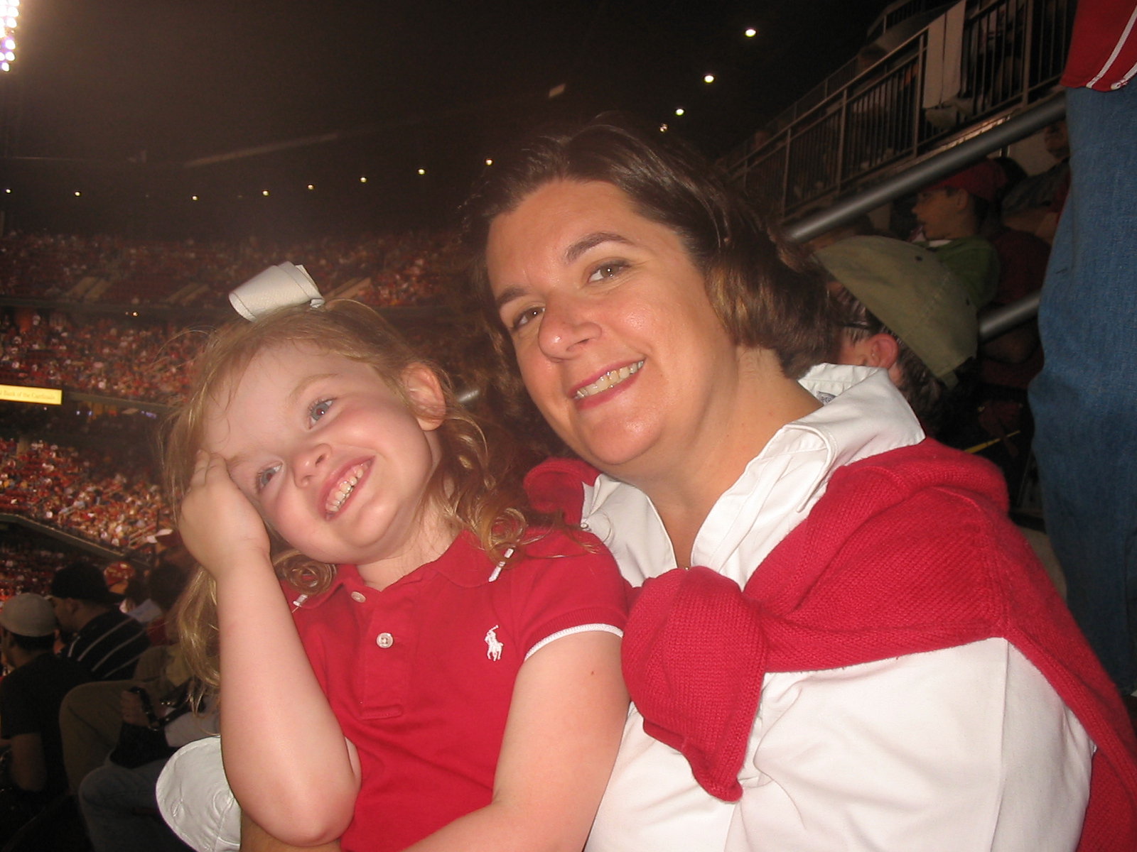 2007_05_04 Jane and Bethany at Cardinal game.jpg